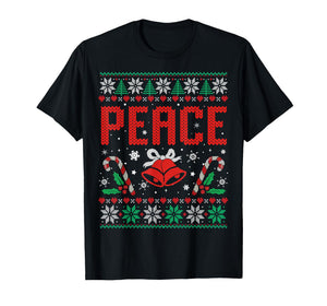 Peace I Come in Peace Couple Matching Christmas Ugly Sweater T-Shirt