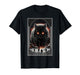 Creepmas Vintage The Yule Cat Tarot Card Dark Christmas T-Shirt