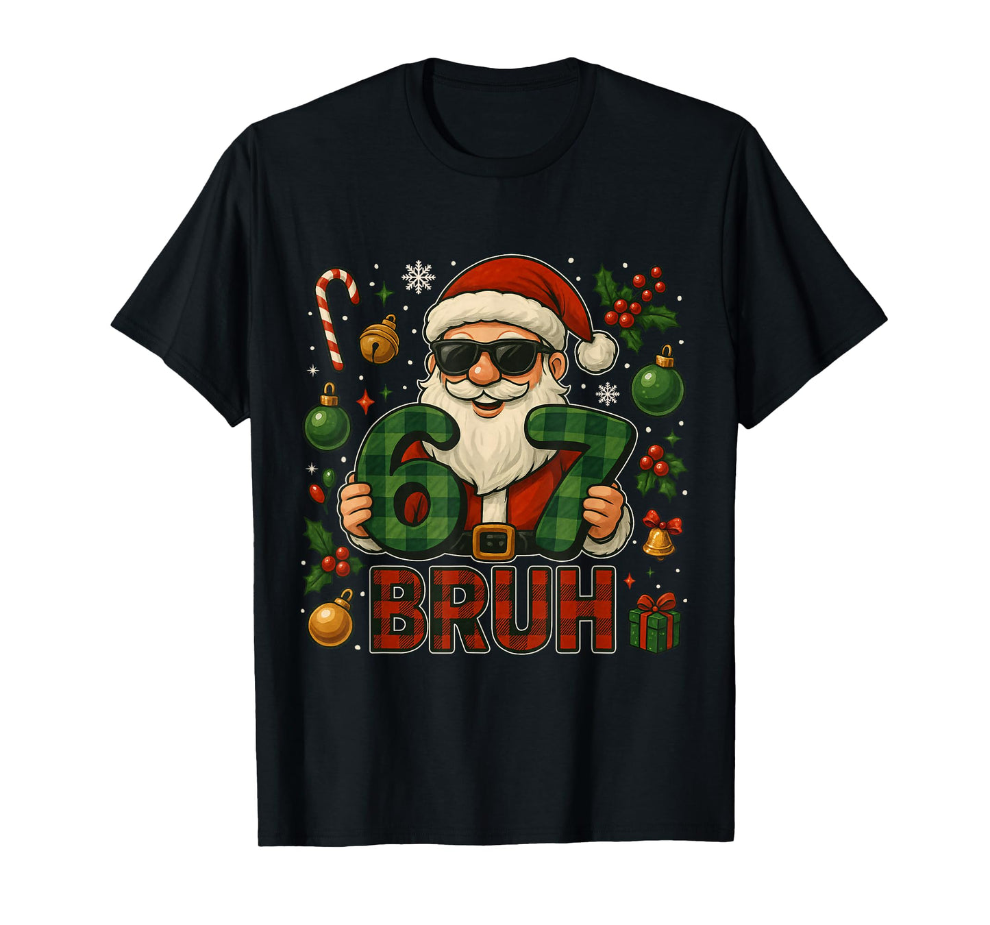 67 Meme Six Seven for Kids Men Boys Girls Bruh Christmas T-Shirt