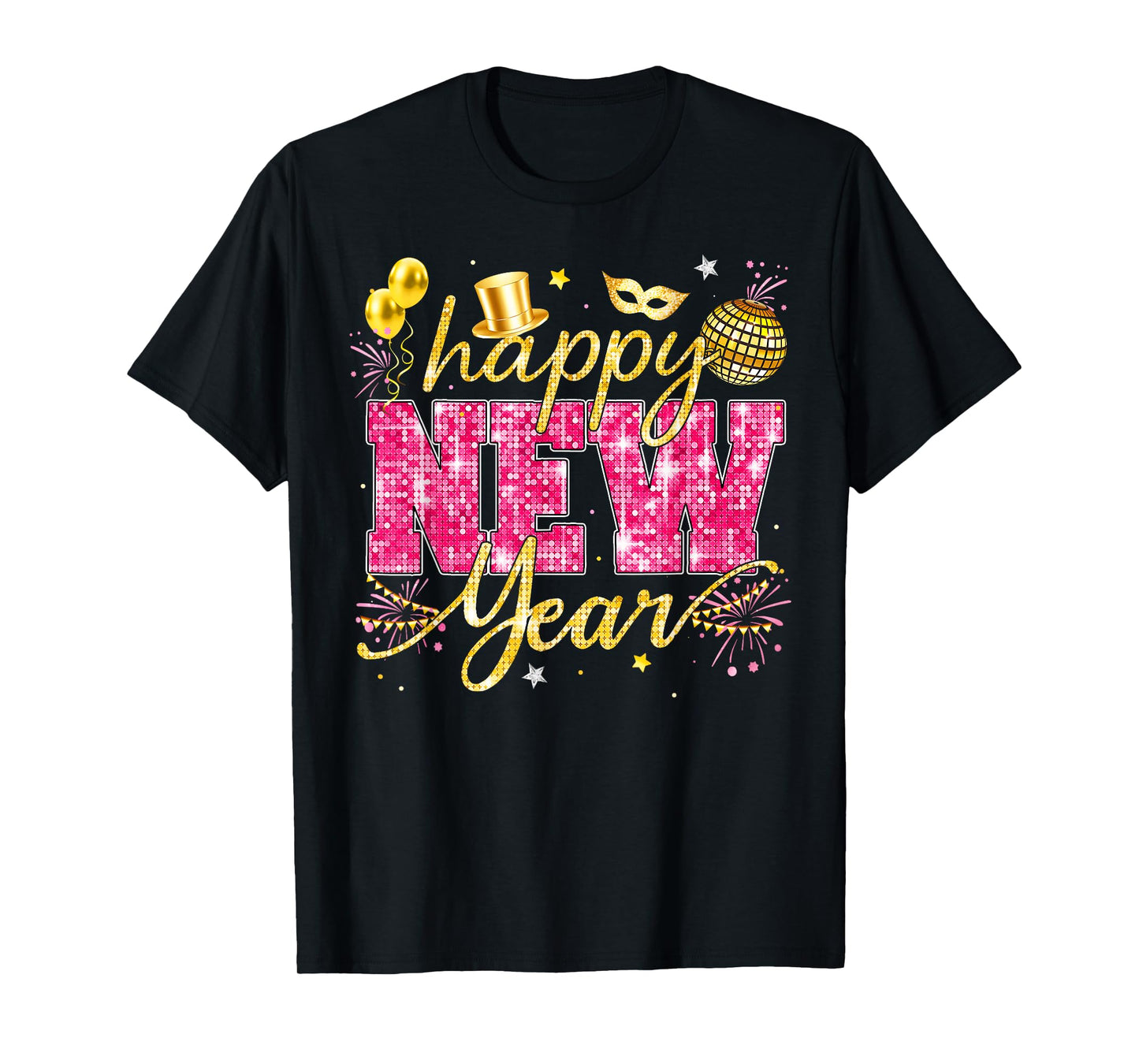 Happy New Year 2026 Party Countdown Family New Year's Eve T-Shirt