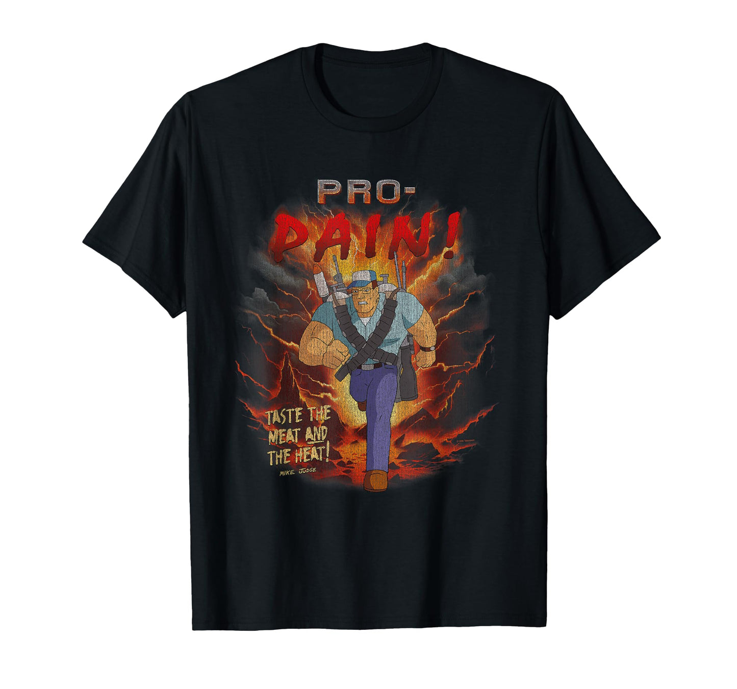 King of The Hill Pro-Pain Video Game Retro 90s Cartoon T-Shirt