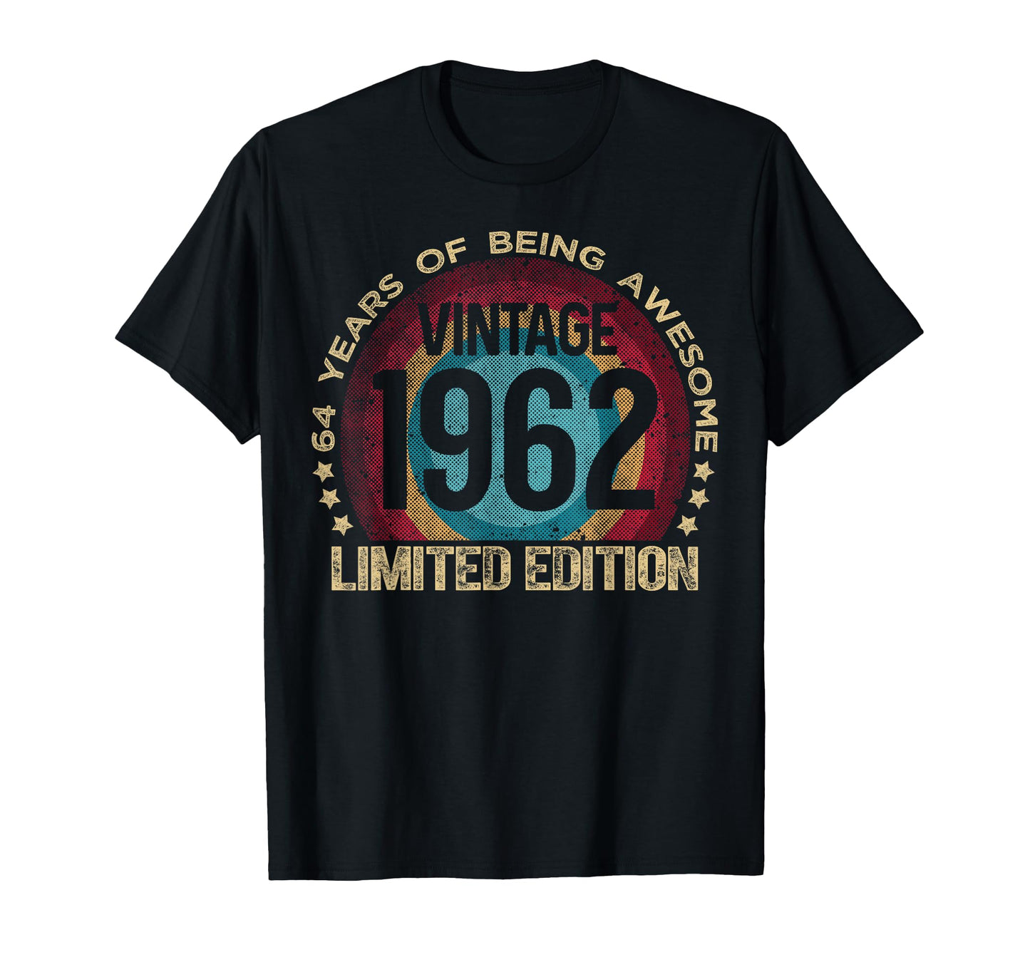 64 Year Old Gifts Vintage 1962 Limited Edition 64th Birthday T-Shirt