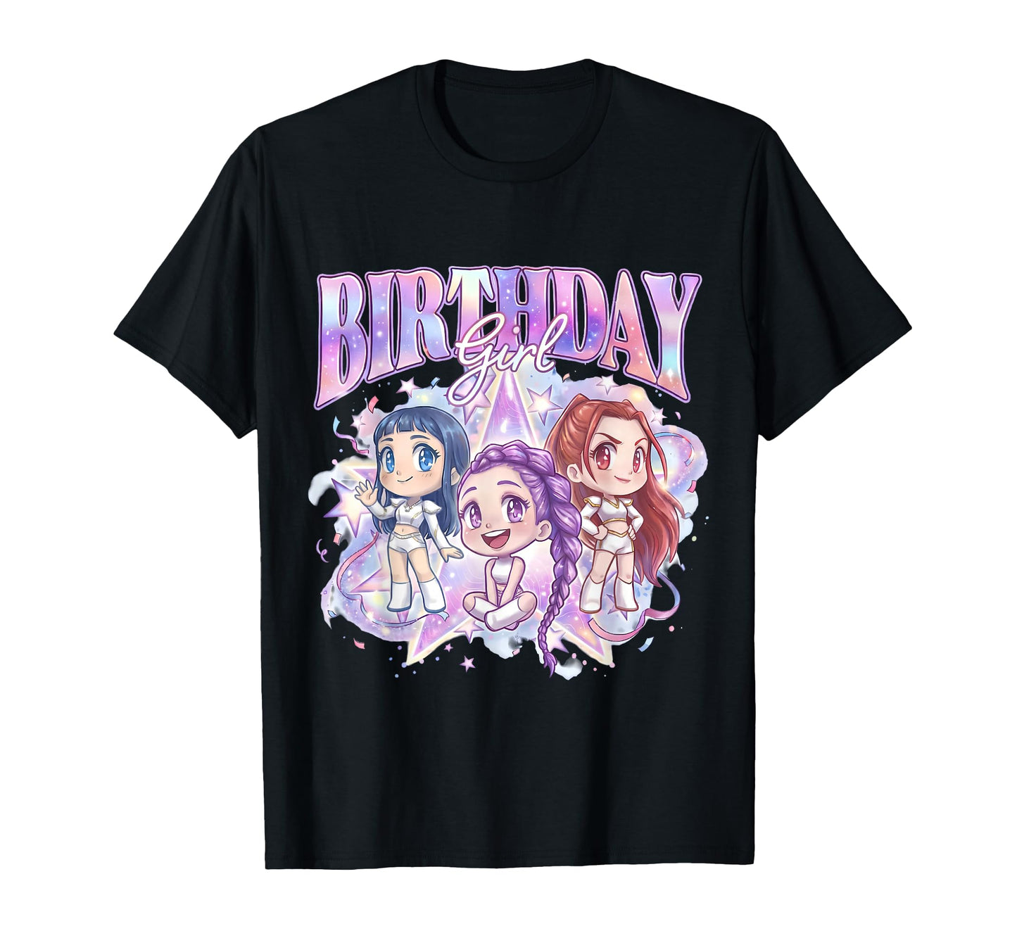 It's My Birthday Cute Chibi Kpop Funny Birthday Girl Korean T-Shirt