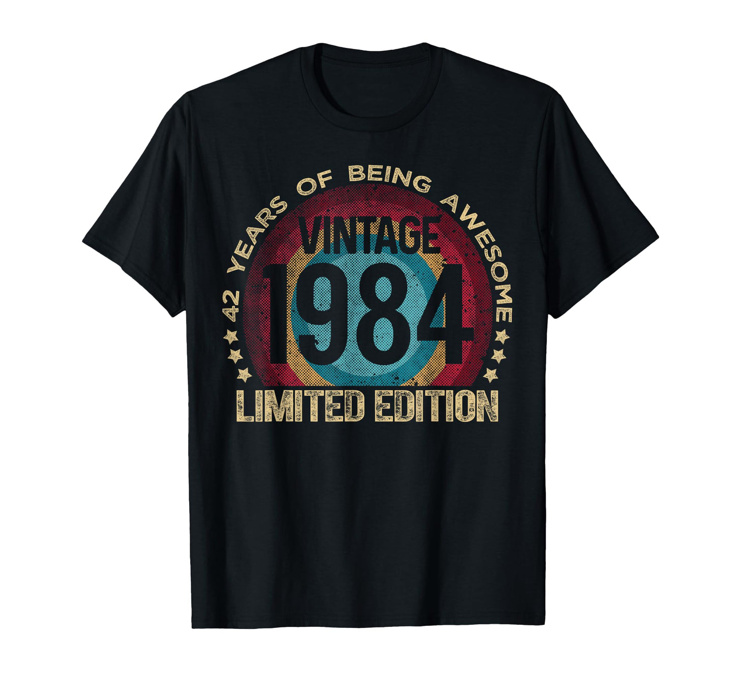 42 Year Old Gifts Vintage 1984 Limited Edition 42nd Birthday T-Shirt