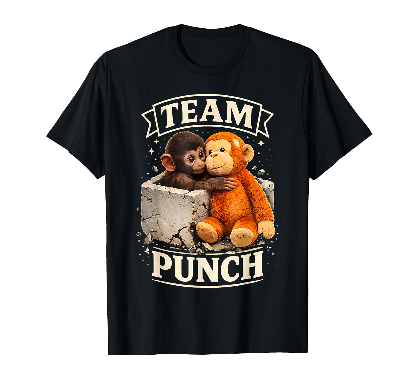 Cute Baby Monkey Named Punch Shirt Punch Monkey Supporter T-Shirt