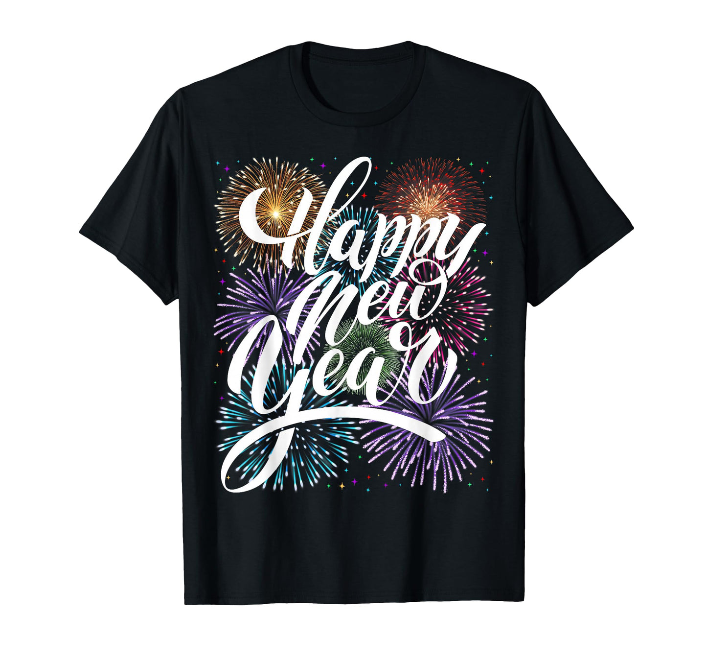 Happy New Year Firework Family Matching Men Women Kid T-Shirt