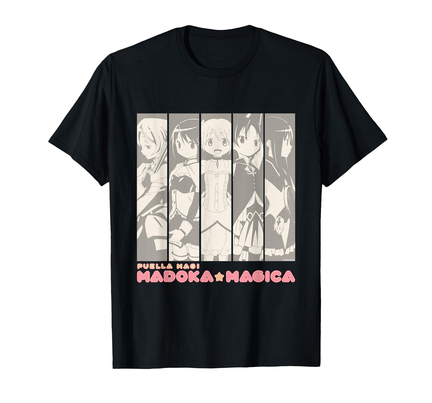 Madoka Kaname & Co Anime Strips T-Shirt
