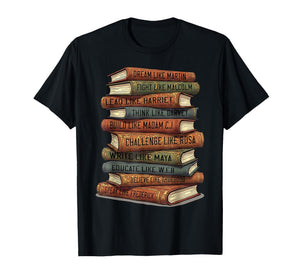 Black History Month Black Leaders African American Teachers T-Shirt