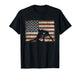 Retro American Wrestling US Flag Wrestling Wrestler Boy Mens T-Shirt