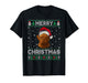 Merry Christmas 2025 Dogue De Bordeaux Santa Hat Ugly Xmas T-Shirt