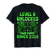 Level 8 Unlocked 8 Year Old Gifts for Boys 8th Birthday Boy T-Shirt