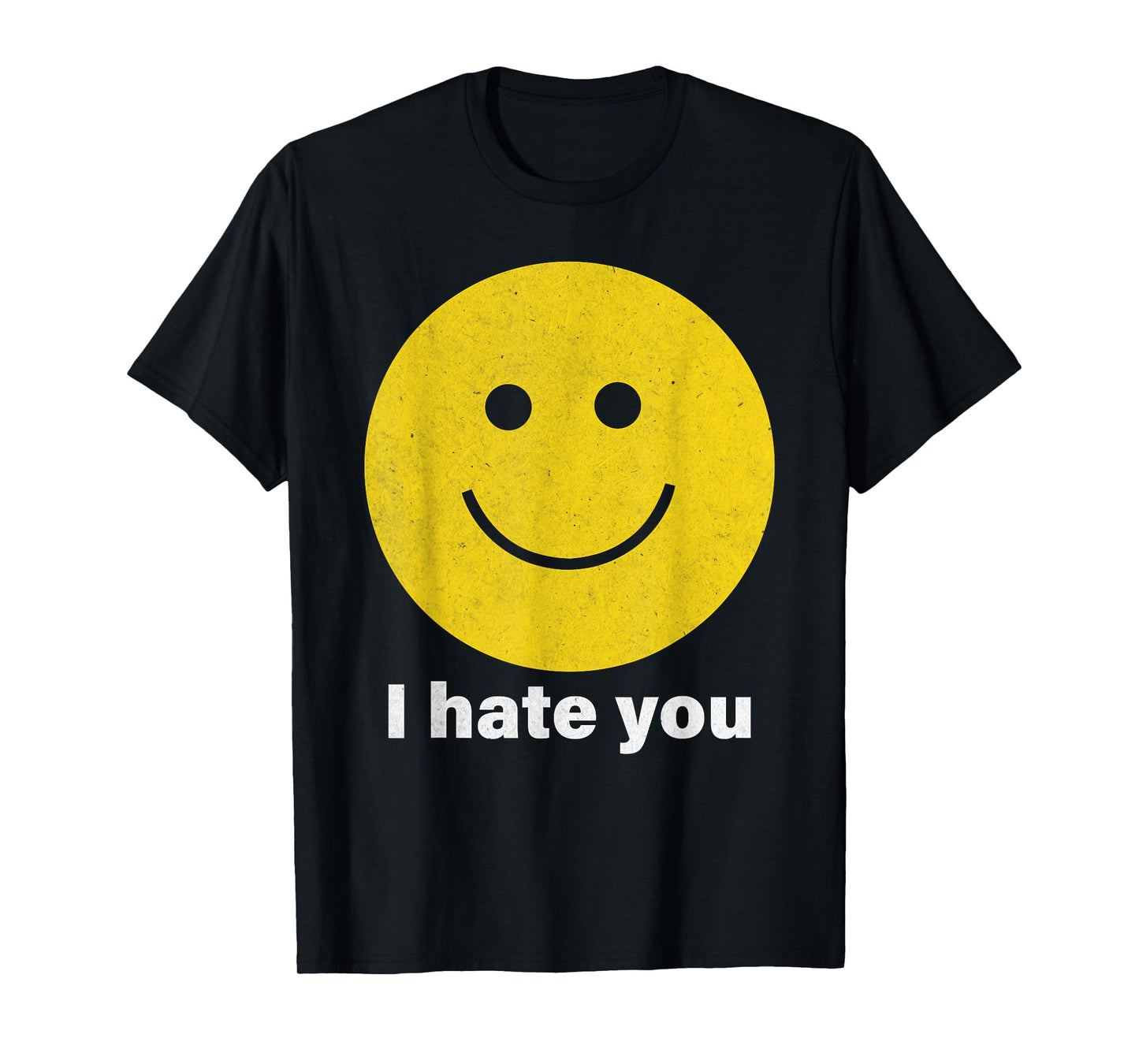 I Hate You Smile Face T-Shirt
