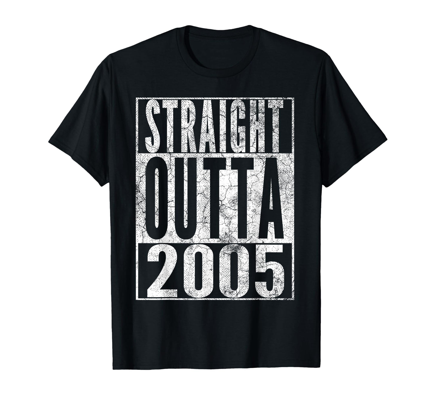 Vintage 2005 21st Birthday 21 Years Old Retro Men Women T-Shirt