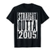 Vintage 2005 21st Birthday 21 Years Old Retro Men Women T-Shirt