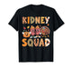 Kidney Squad Turkey Pumpkin Dialysis Nurse Thanksgiving T-Shirt
