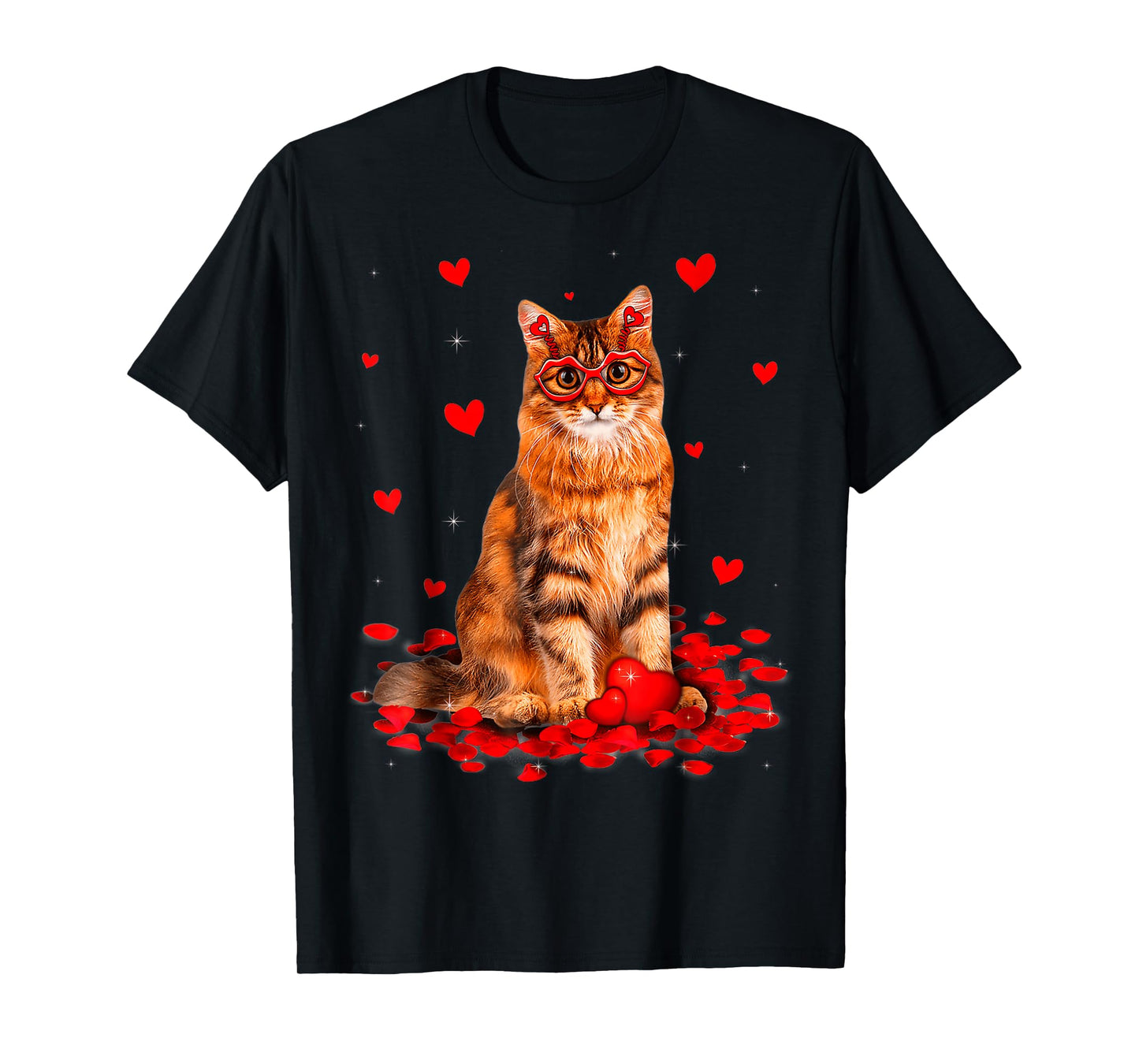 My Cat is My Valentine Kitten Lover Heart Valentines T-Shirt