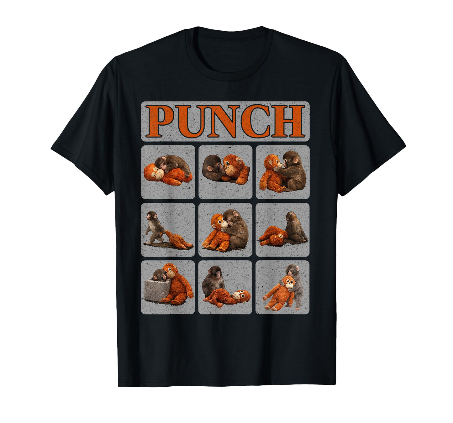 Cute Baby Monkey Named Punch Shirt Punch Monkey Supporter T-Shirt