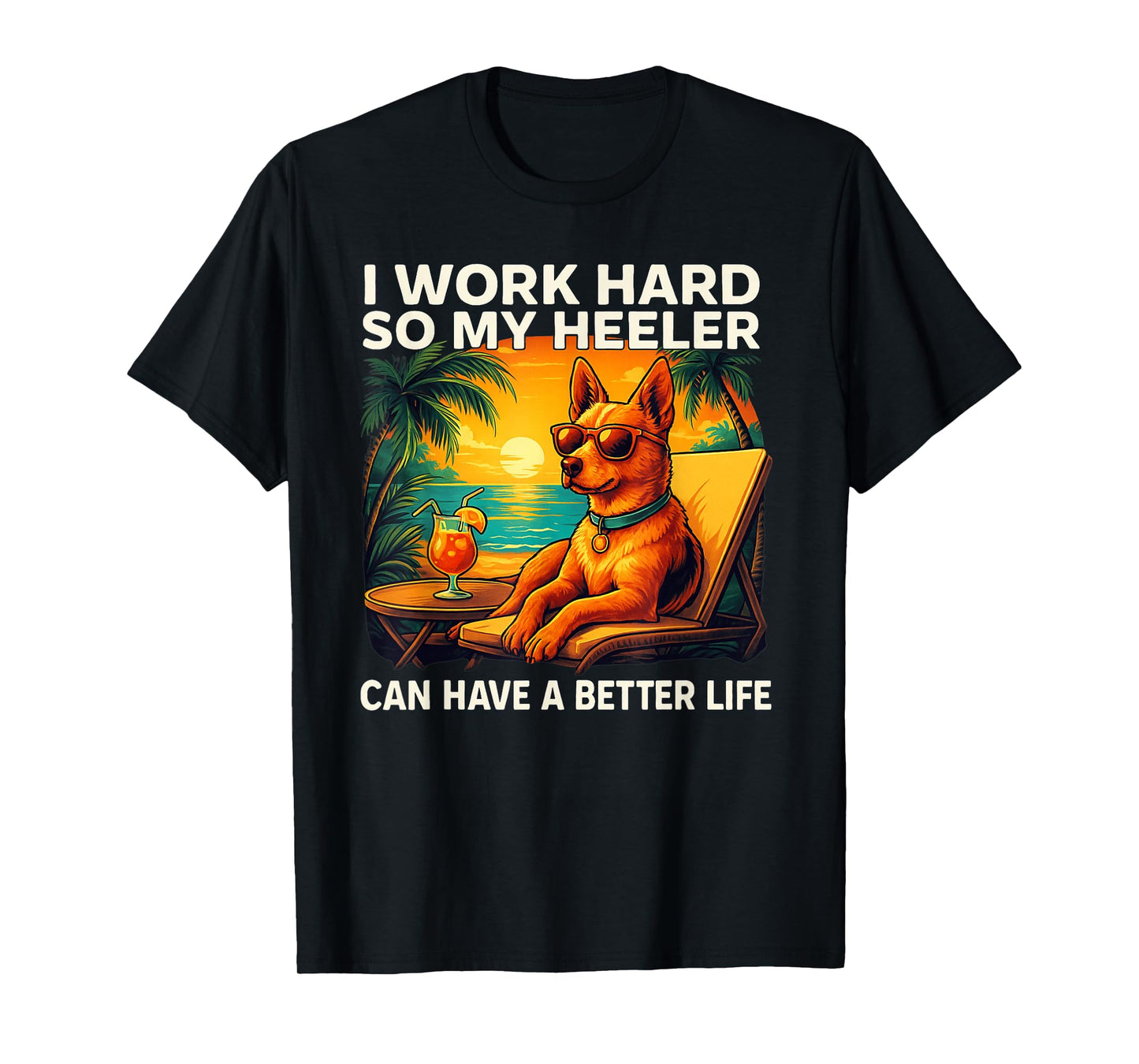 Funny Heeler Dog Design Red Heeler Lover T-Shirt