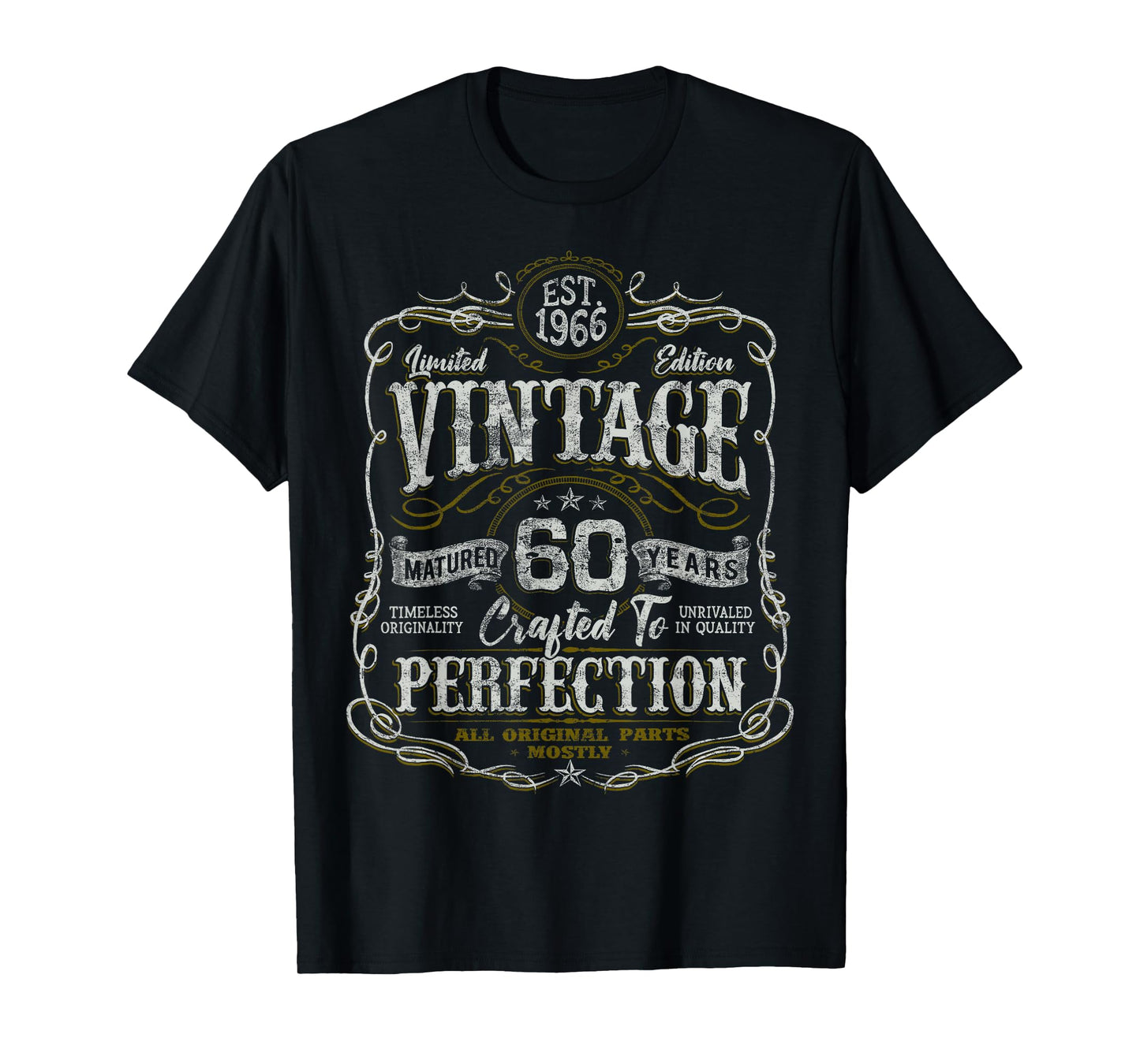 Vintage 1966 Limited Edition Shirt 60 Year Old 60th Birthday T-Shirt