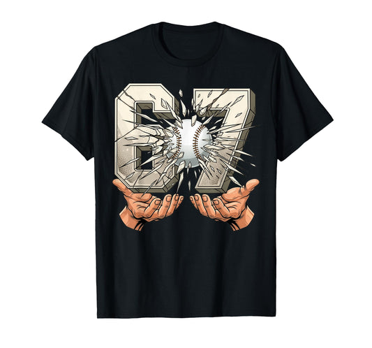 Baseball 67 Six Seven Funny Gen Alpha Meme T-Shirt