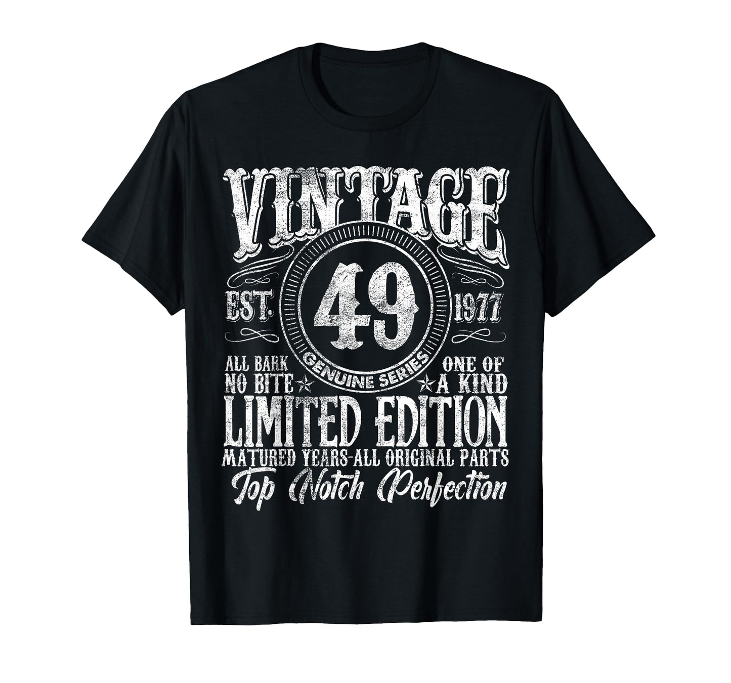 49 Year Old Gifts Vintage 1977 Limited Edition 49th Birthday T-Shirt