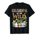Grandpa of The Wild One Safari 1St Birthday Kids T-Shirt