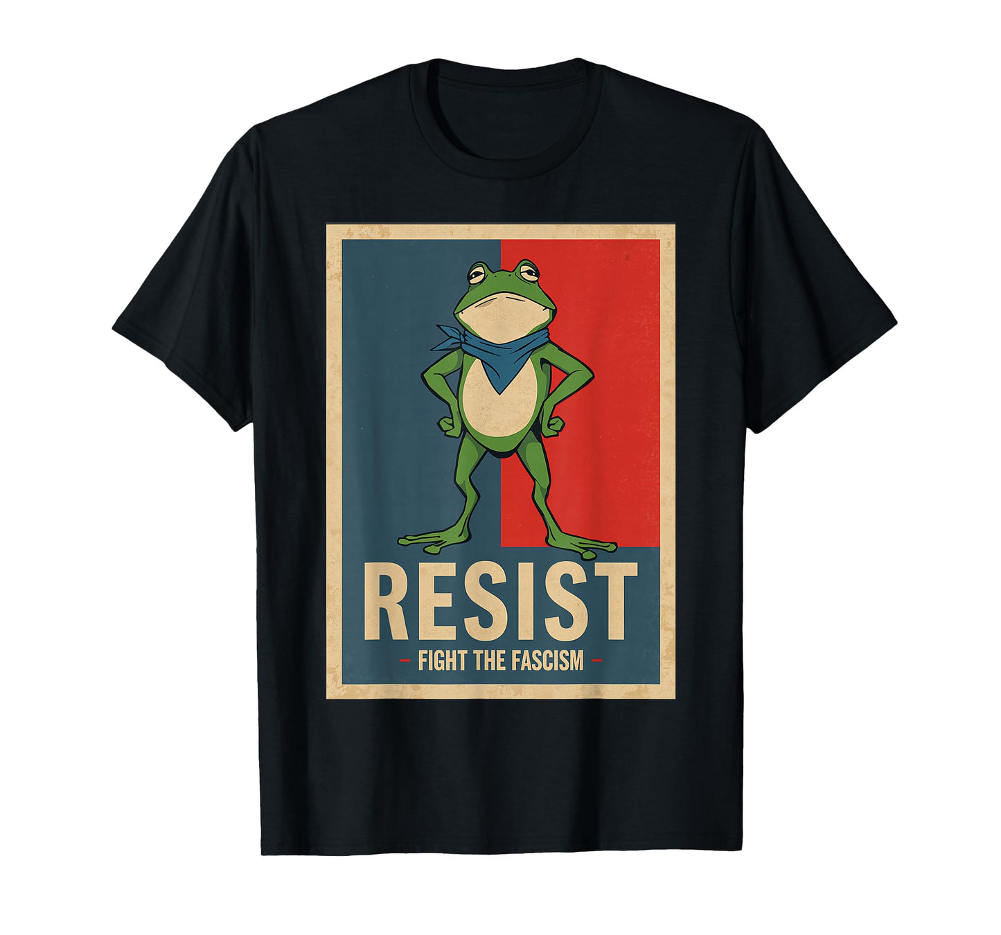 Portland Frog Protest, Protest Resist Retro Vintage T-Shirt