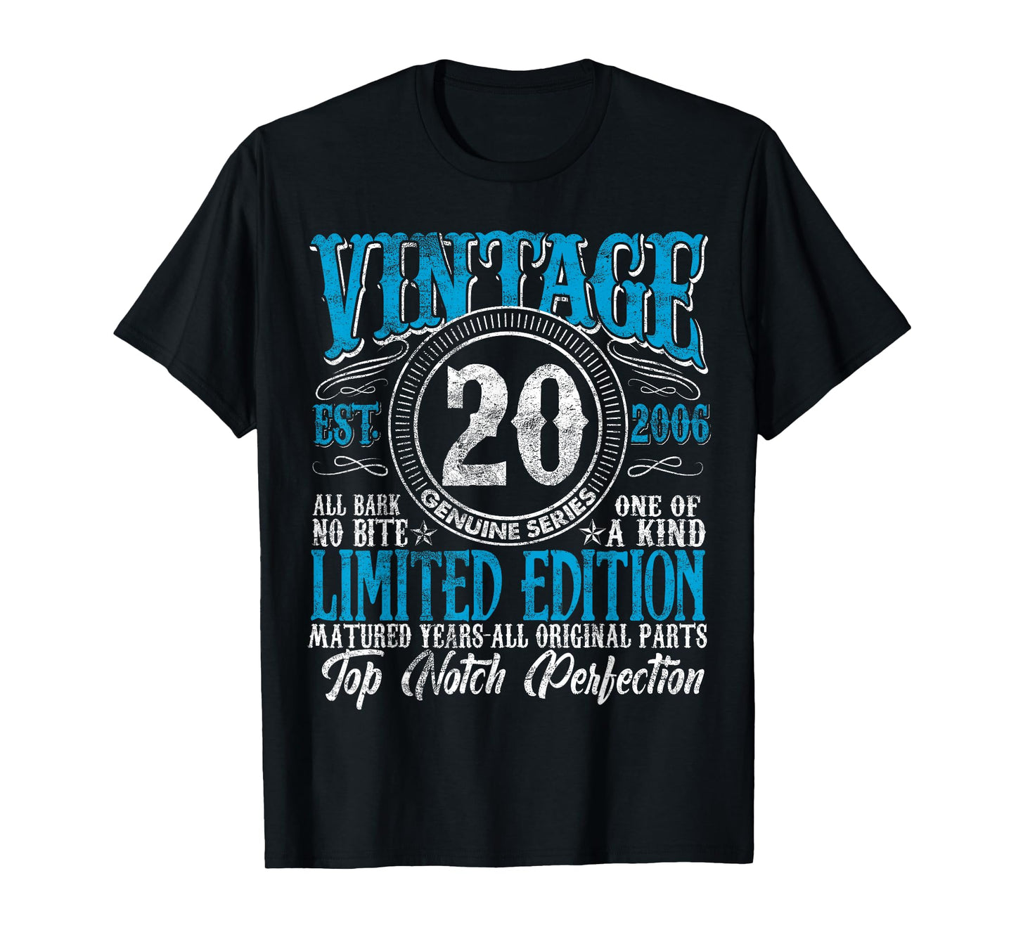 20 Year Old Gifts Vintage 2006 Limited Edition 20th Birthday T-Shirt