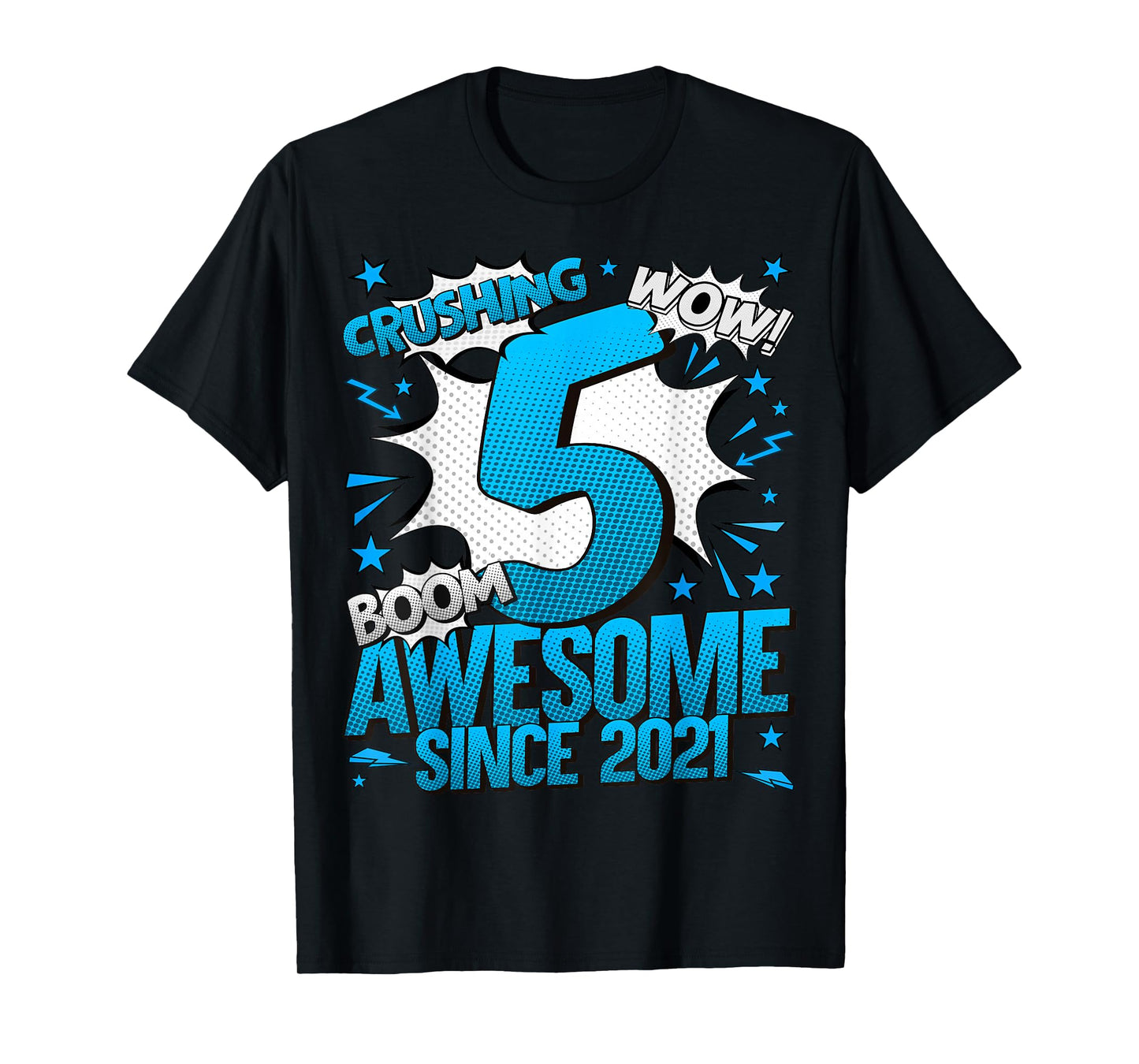 5 Year Old Gifts for Boys 5th Birthday Boy 5 Year Old Boy T-Shirt