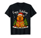 Capy Holidays Capybara Santa Hat Xmas Lights Men Women Kids T-Shirt