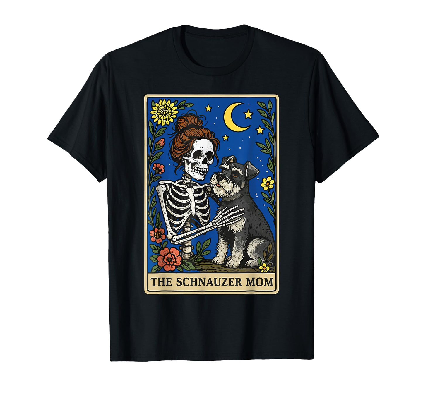 The Schnauzer Mom Tarot Card T-Shirt