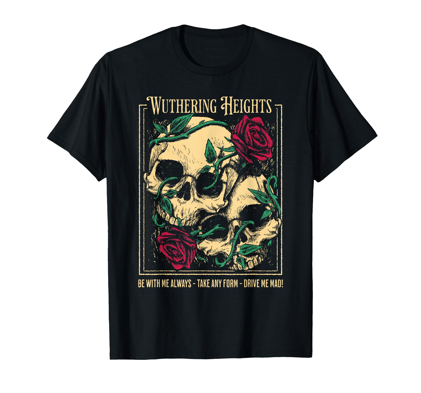 Wuthering Heights Gothic Book Lover Classic Literature T-Shirt