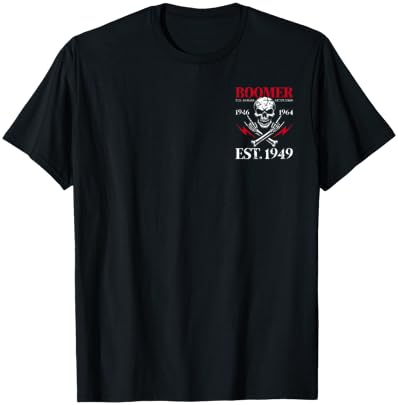 Boomer Generation Badass Before All You Sissies 1949 (2Side) T-Shirt - T-Shirt | Black