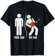 Your Dad My Dad Funny Father Music Bass Guitar Father's Day T-Shirt - T-Shirt | Black
