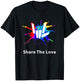 Share The Love for Kids Birthday Gifts T-Shirt - T-Shirt | Black