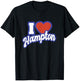 I Love Hampton Virginia T-Shirt - T-Shirt | Black