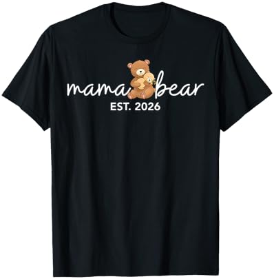 Mother's Day New Mom Baby Announcement T-Shirt - T-Shirt | Black