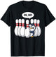 Oh No Penguin Bowling T-Shirt - T-Shirt | Black