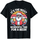 Funny Time for a Beer Santa Christmas T-Shirt - T-Shirt | Black