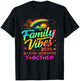 Colorful Family Vacation Beach Matching 2026 T-Shirt - T-Shirt | Black