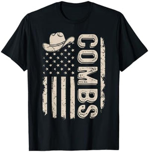 Vintage Combs Name Personalized Combs Family Reunion T-Shirt - T-Shirt | Black