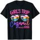Girls Trip Cozumel Mexico 2026 Weekend Vacation Beach Group T-Shirt - T-Shirt | Black