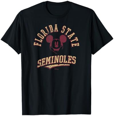 Florida State Seminoles Mickey Mouse Retro T-Shirt - T-Shirt | Black