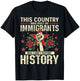 This Country Built by Immigrants Equality Message T-Shirt - T-Shirt | Black